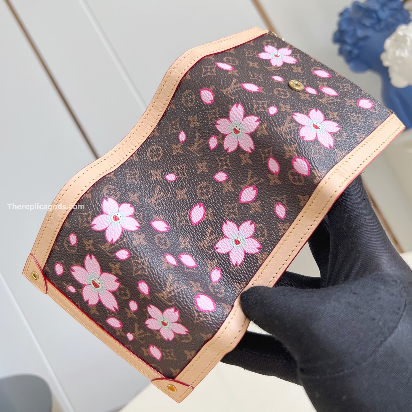 LV x TM VICTORINE WALLET SAKURA BROWN M13427