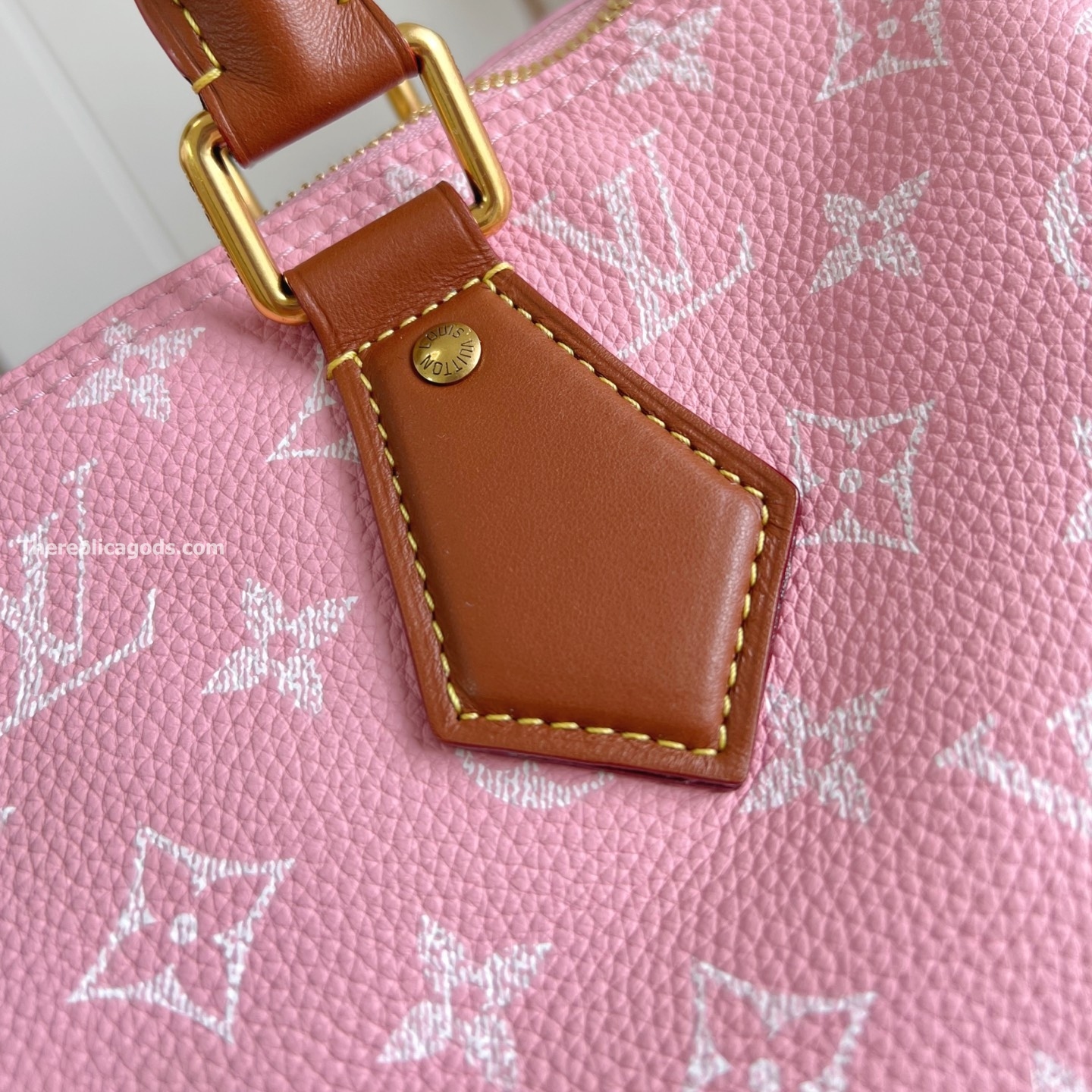 LV SPEEDY P9 BANDOULIERE 30 CANDY PINK CALF LEATHER M13914