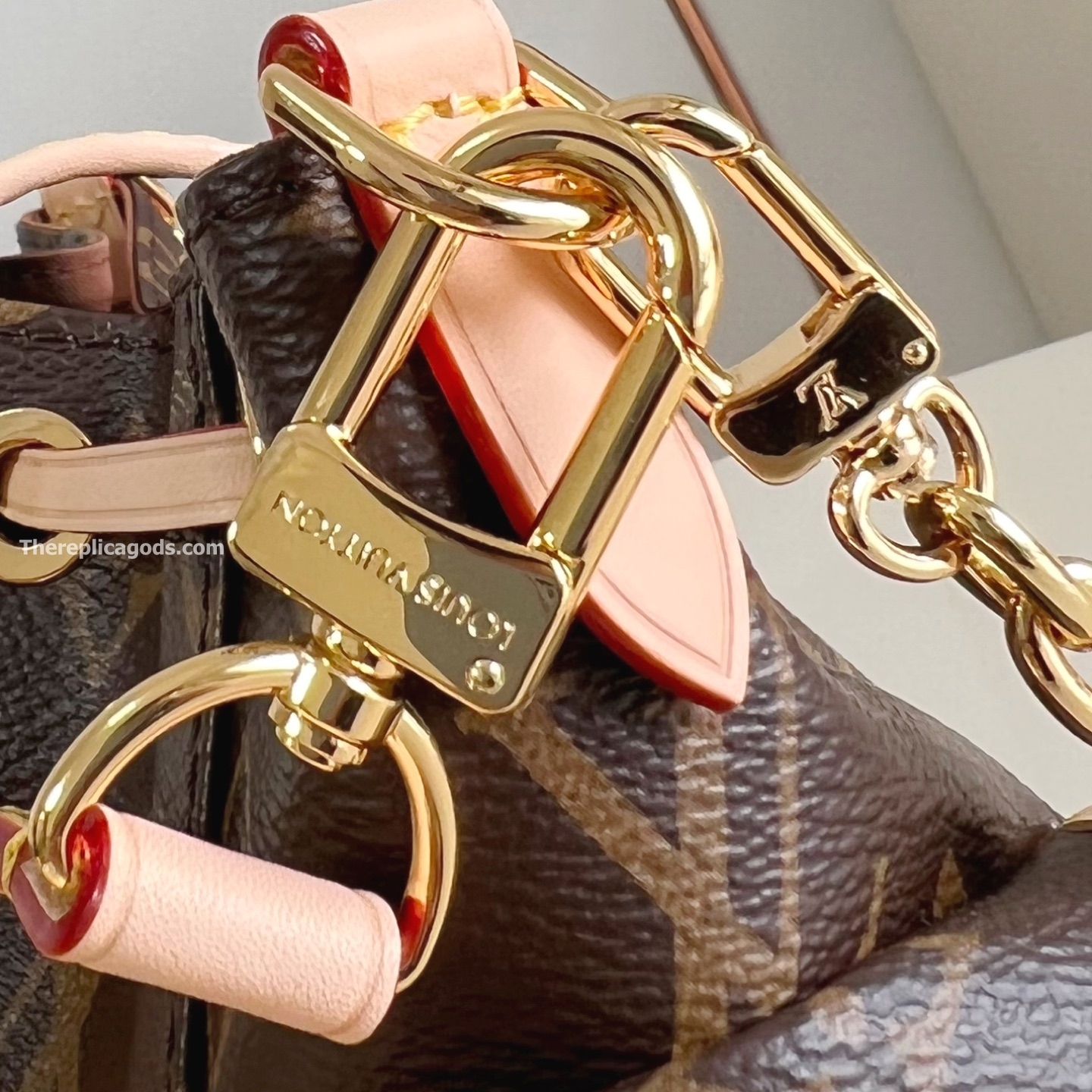 ODYSSEE HANDBAG BROWN MONOGRAM CANVAS M25085