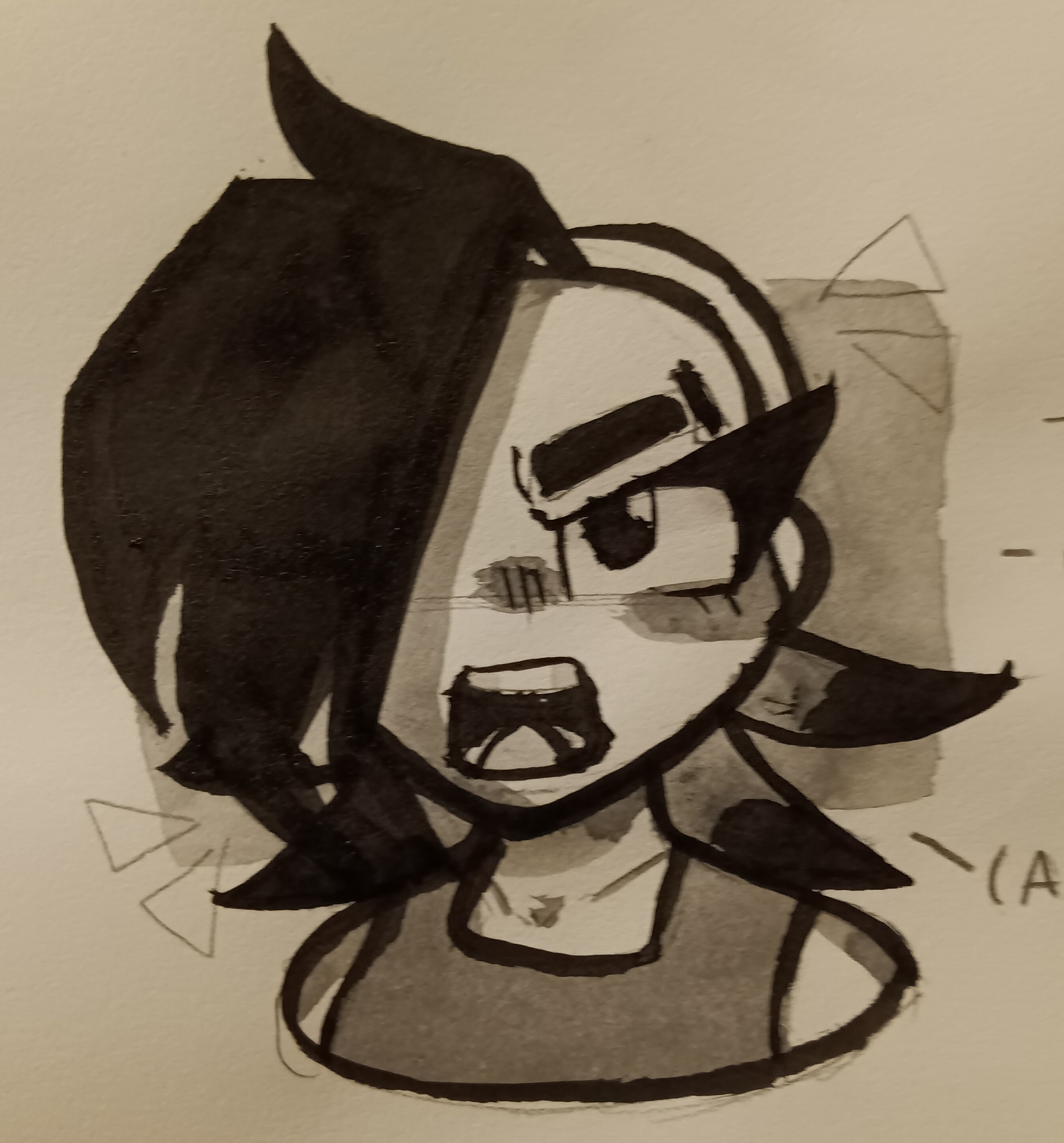 An old doodle of Ember being angry that I didn't have saved... oops.