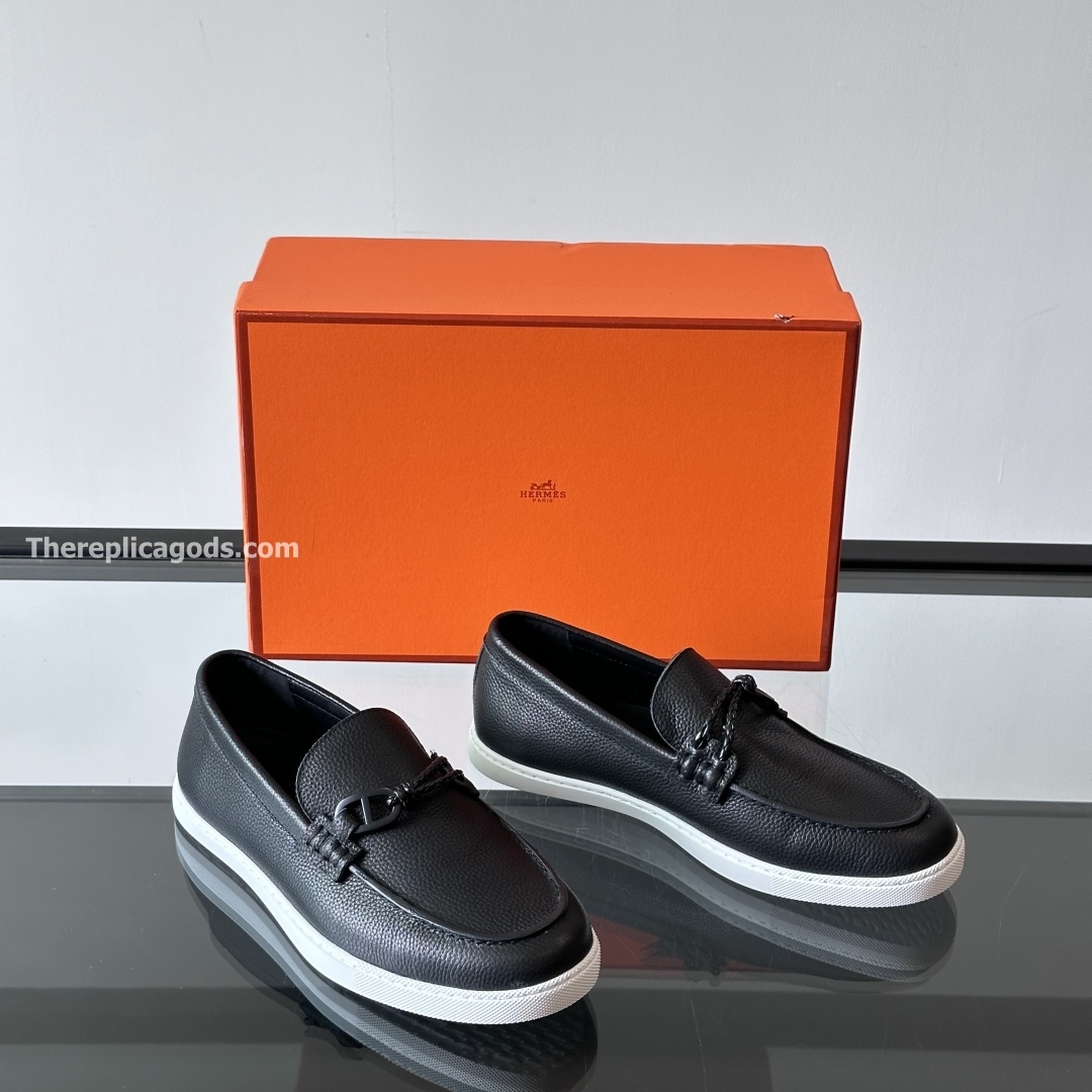 IGNACIO LOAFERS IN BLACK - H250