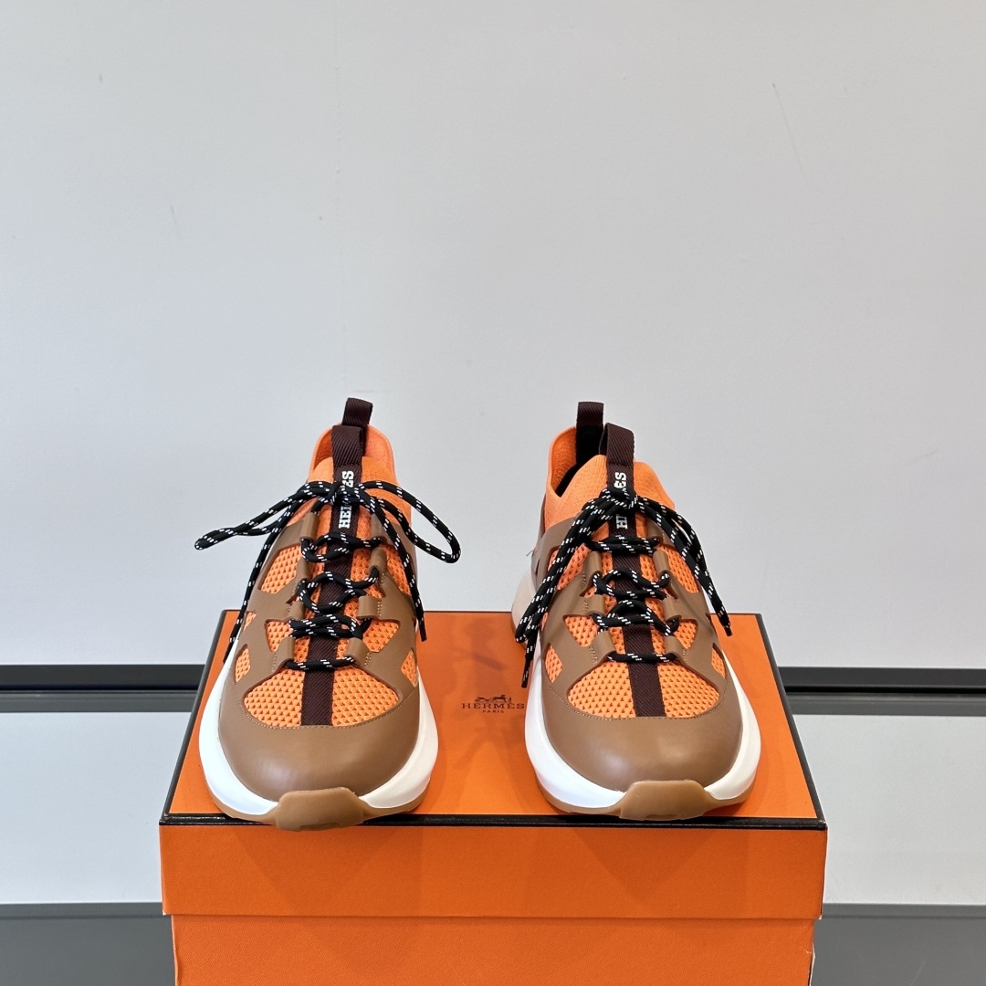 KATANA SNEAKERS IN ORANGE - H256