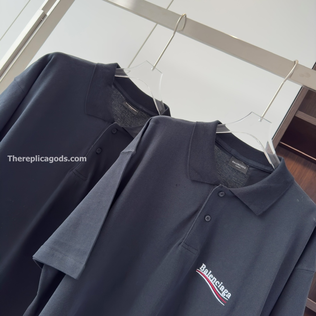 LOGO POLO SHIRT IN BLACK - TP680