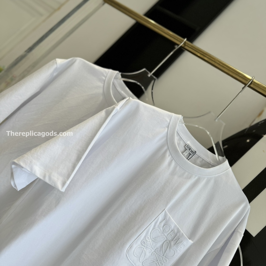 RELAXED FIT COTTON T-SHIRT IN WHITE - TP669