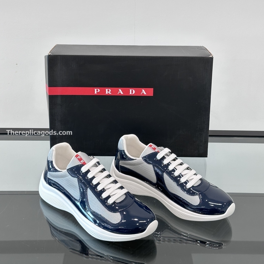 AMERICA'S CUP SNEAKERS IN WHITE AND BLUE - PD227