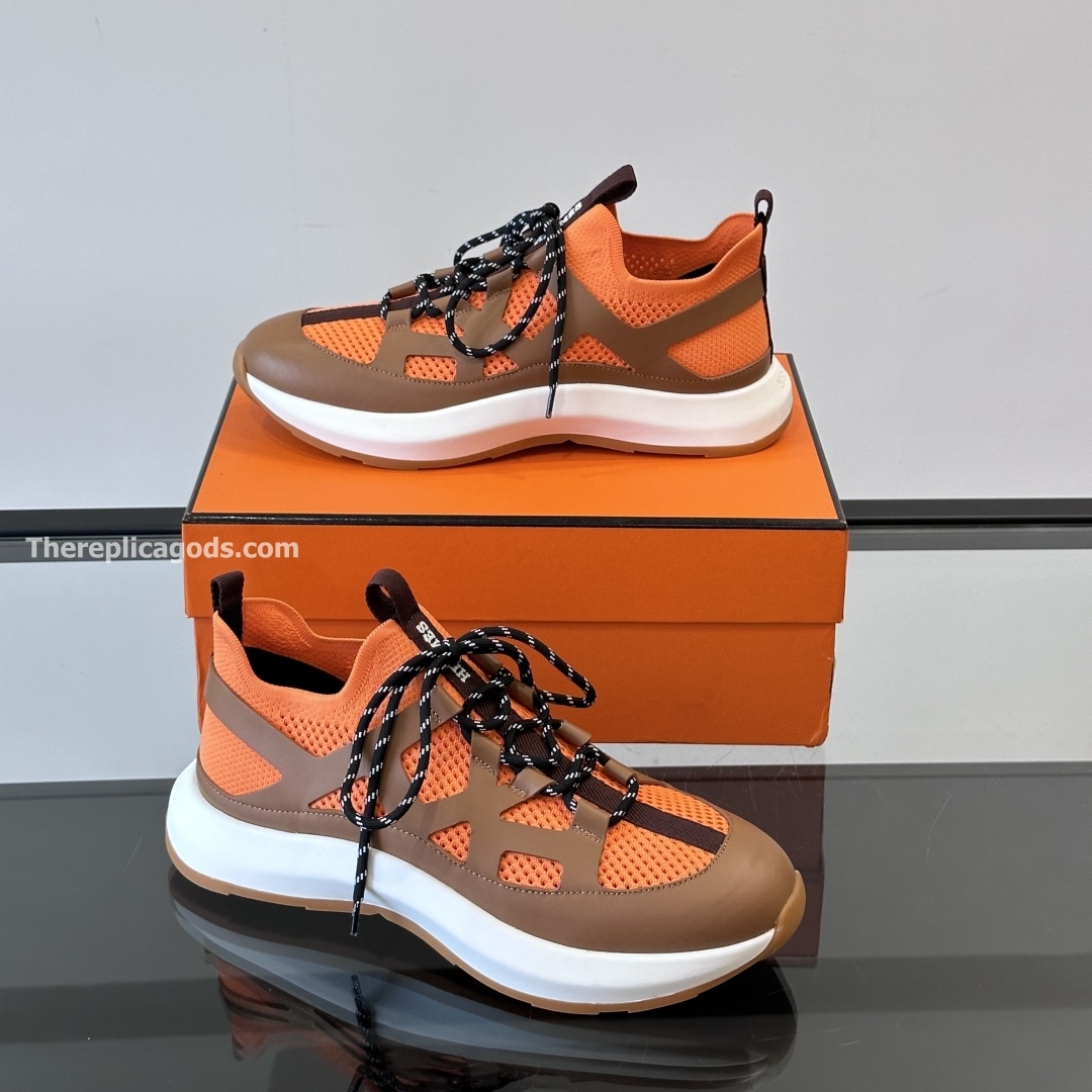 KATANA SNEAKERS IN ORANGE - H256