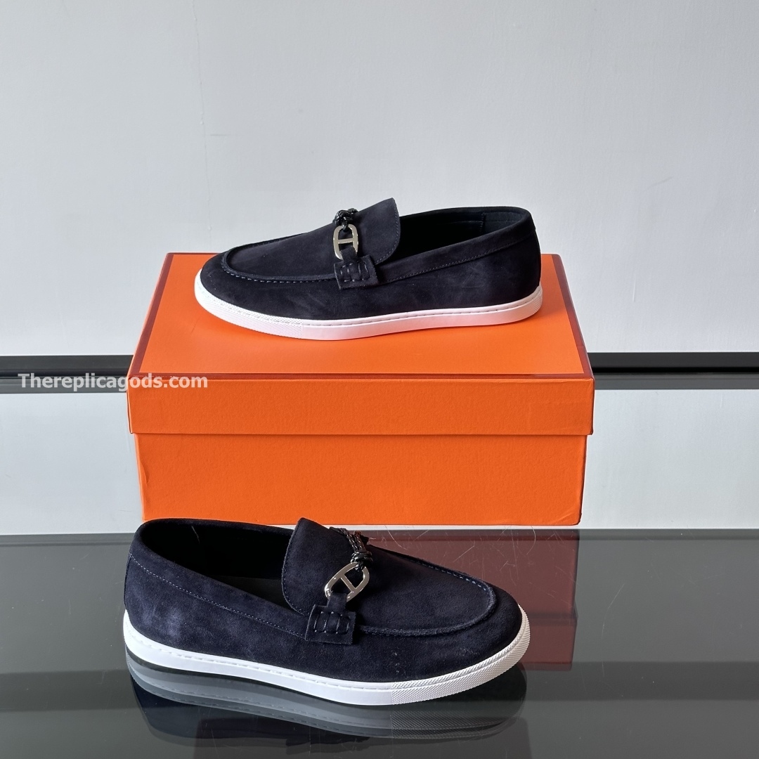 IGNACIO LOAFERS IN BLUE - H249