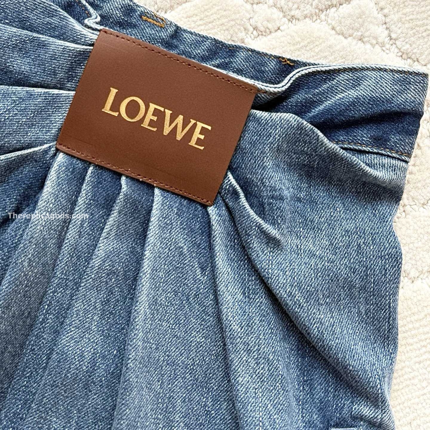 DRAPED JEANS IN DENIM - TP566