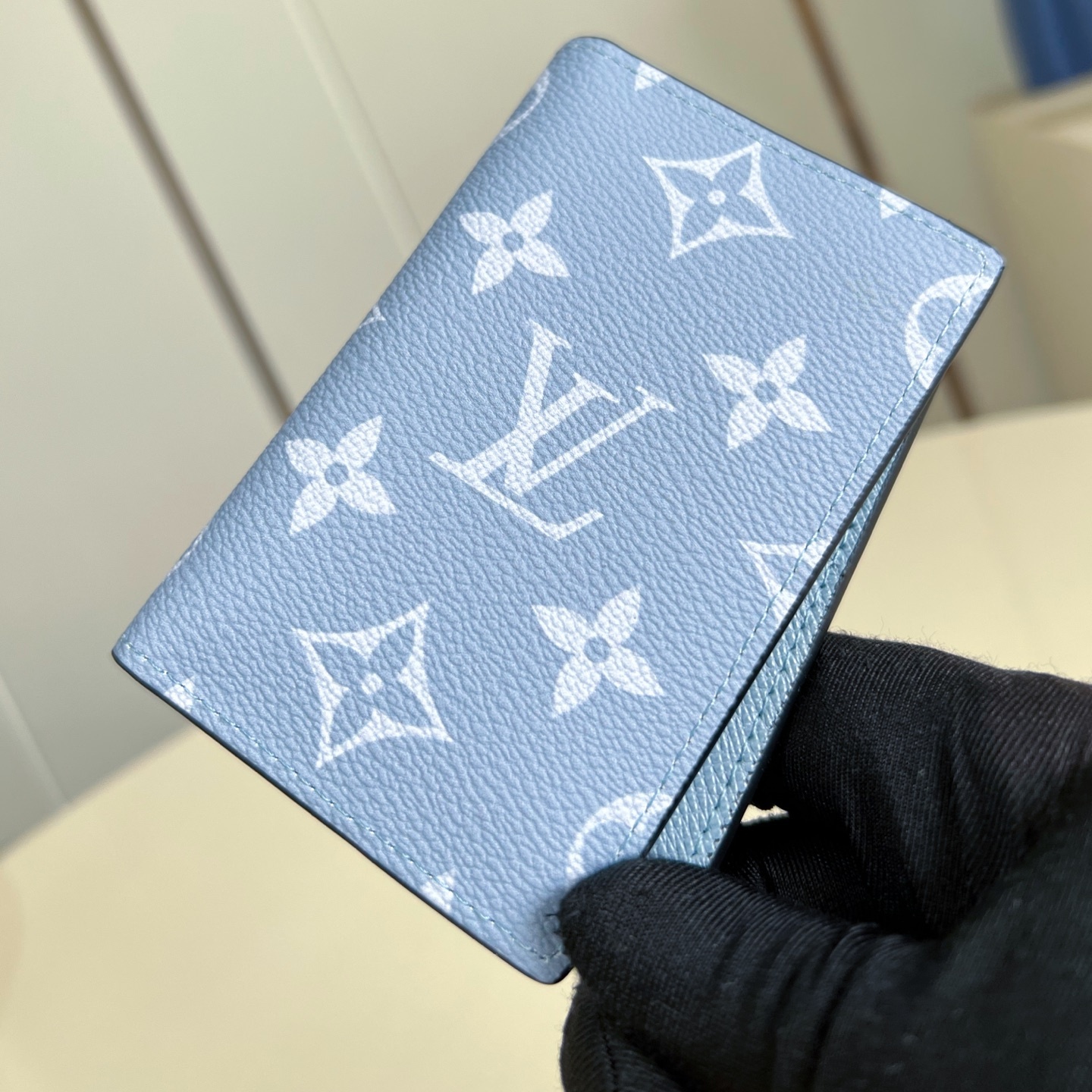POCKET ORGANIZER LEMON BLUE MONOGRAM CANVAS M14112