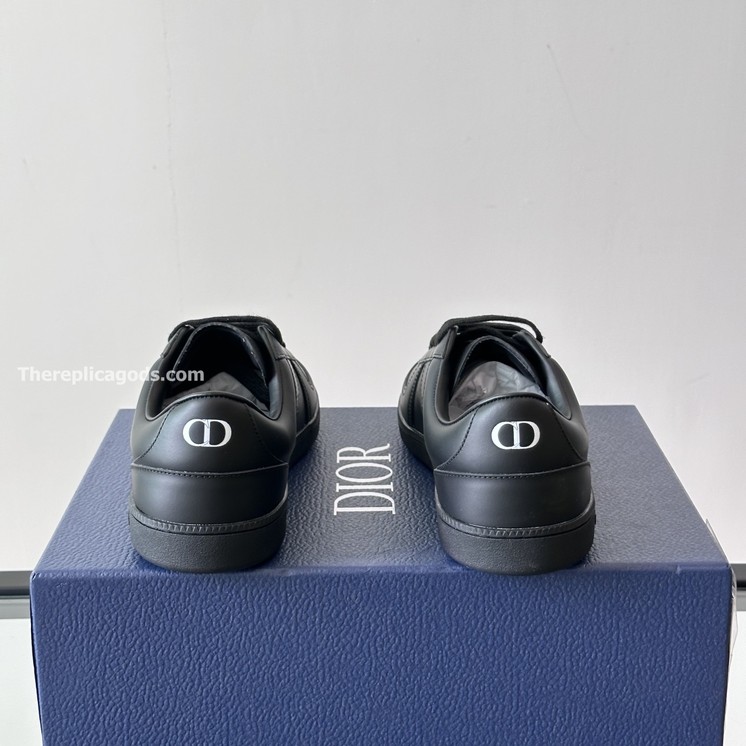 B01 MATCHPOINT SNEAKERS BLACK SMOOTH CALFSKIN - CD409
