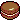 Chocolate whoopie pie that gets eaten away.