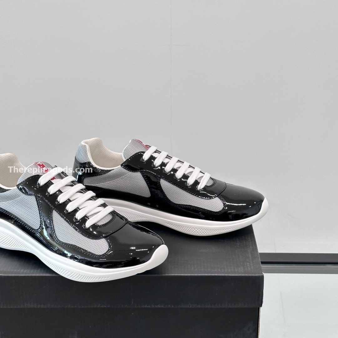AMERICA'S CUP SNEAKERS IN GREY AND BLACK - PD223