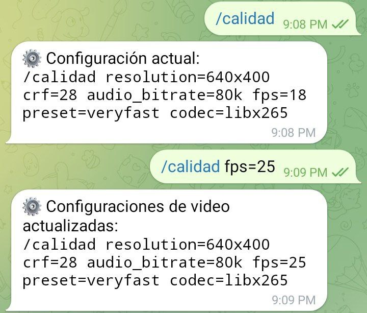 Ajustar Calidad