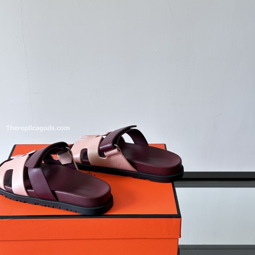 CHYPRE SANDALS IN RED AND BEIGE - HS122