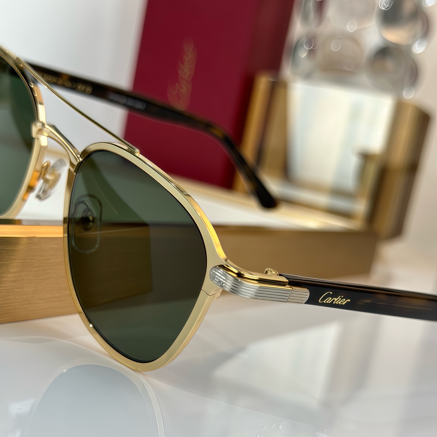 C DE CARTIER SIGNATURE SUNGLASSES CT0012S - SG136