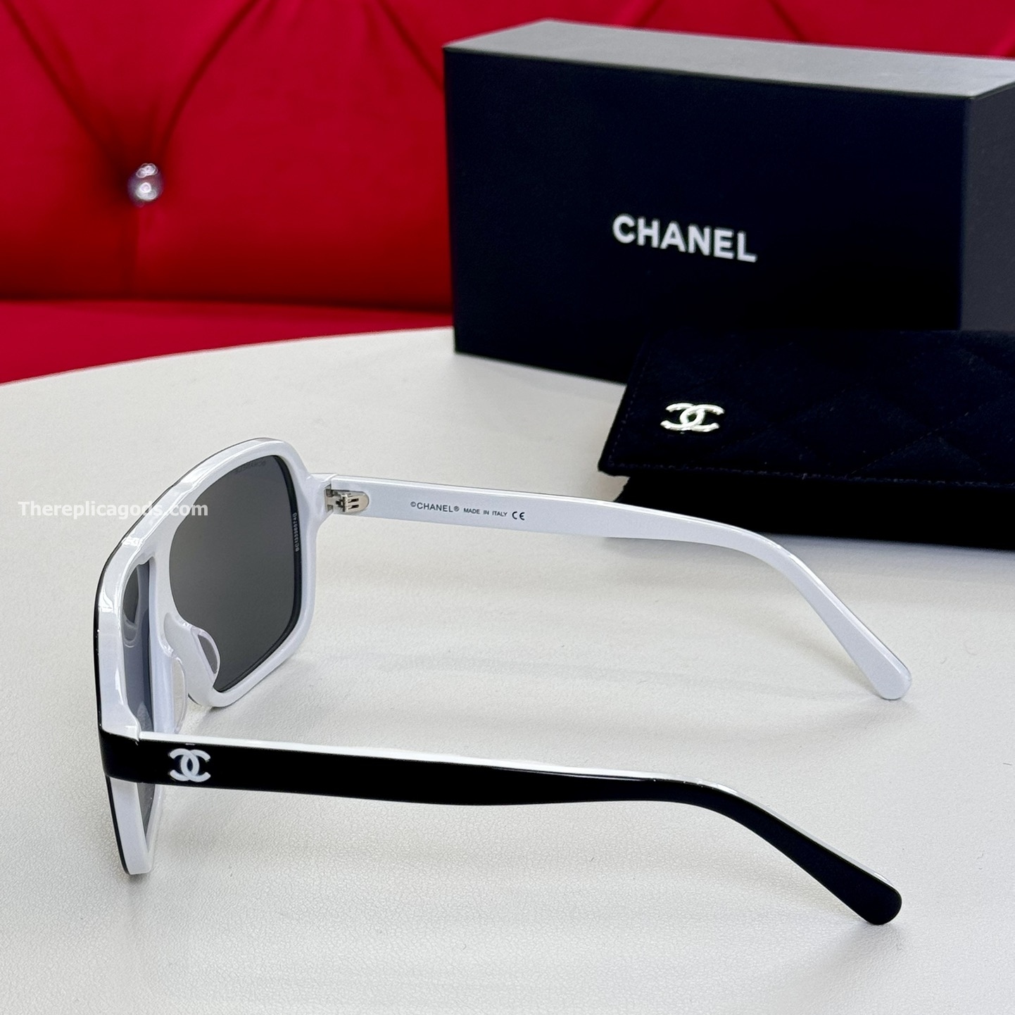SHIELD SUNGLASSES IN GREY CH9158 - SG195
