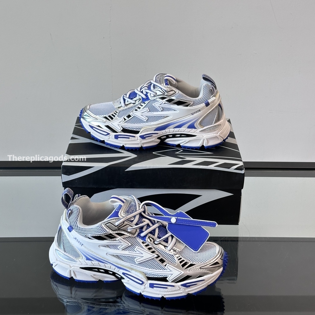 BE RIGHT BACK SNEAKERS IN GREY AND BLUE - OW60