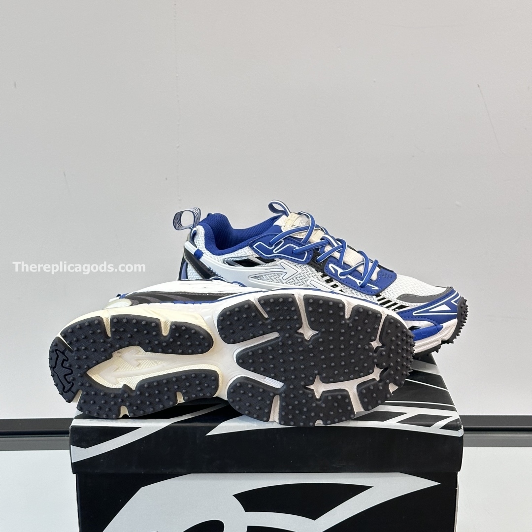 BE RIGHT BACK SNEAKERS IN GREY AND BLUE - OW62