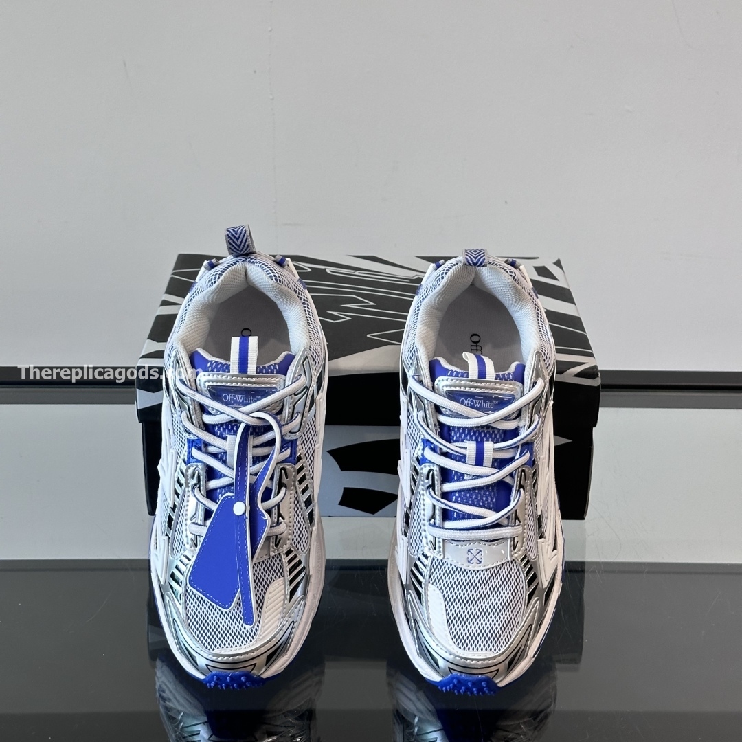 BE RIGHT BACK SNEAKERS IN GREY AND BLUE - OW60