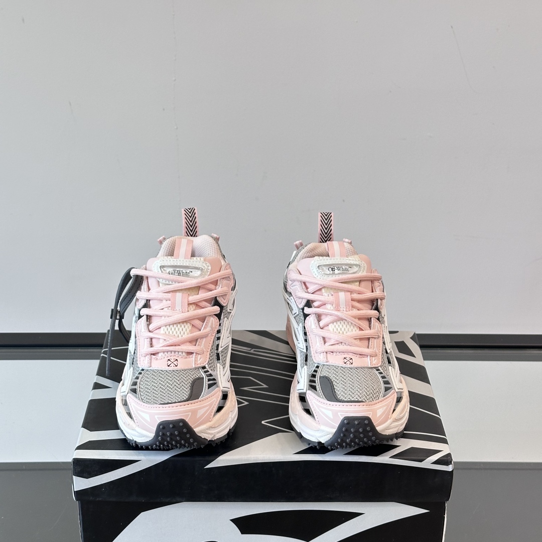 BE RIGHT BACK SNEAKERS IN GREY AND PINK - OW53