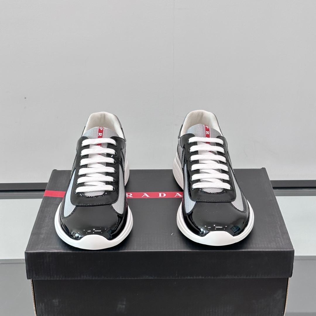 AMERICA'S CUP SNEAKERS IN GREY AND BLACK - PD223