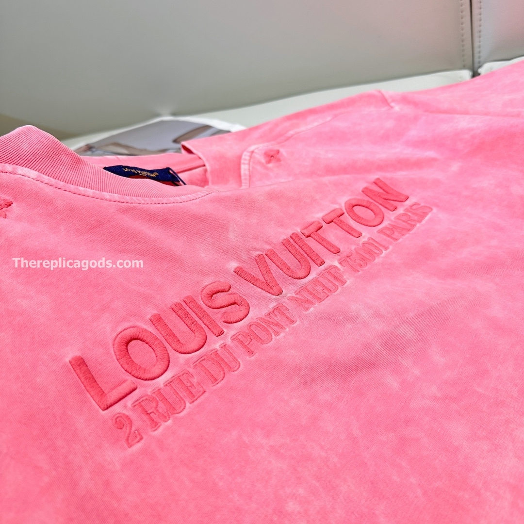 WASHED RIBBED T-SHIRT IN PINK - TP631