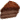 Chocolate cake with chocolate frosting that tilts back and forth.