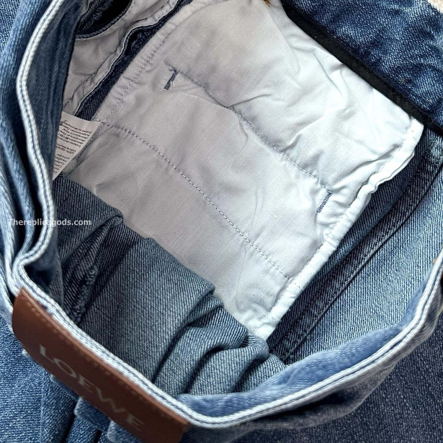 DRAPED JEANS IN DENIM - TP566