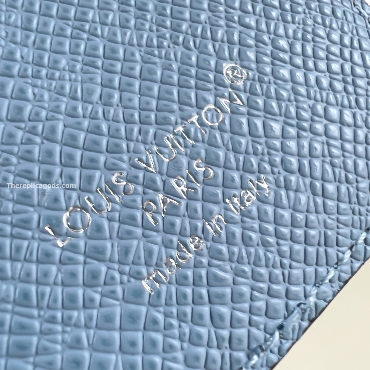 PORTE-CARTES MAGNET BLUE MONOGRAM CANVAS M14119