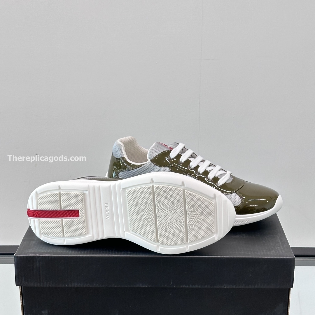 AMERICA'S CUP SNEAKERS IN LODEN GREEN- PD220