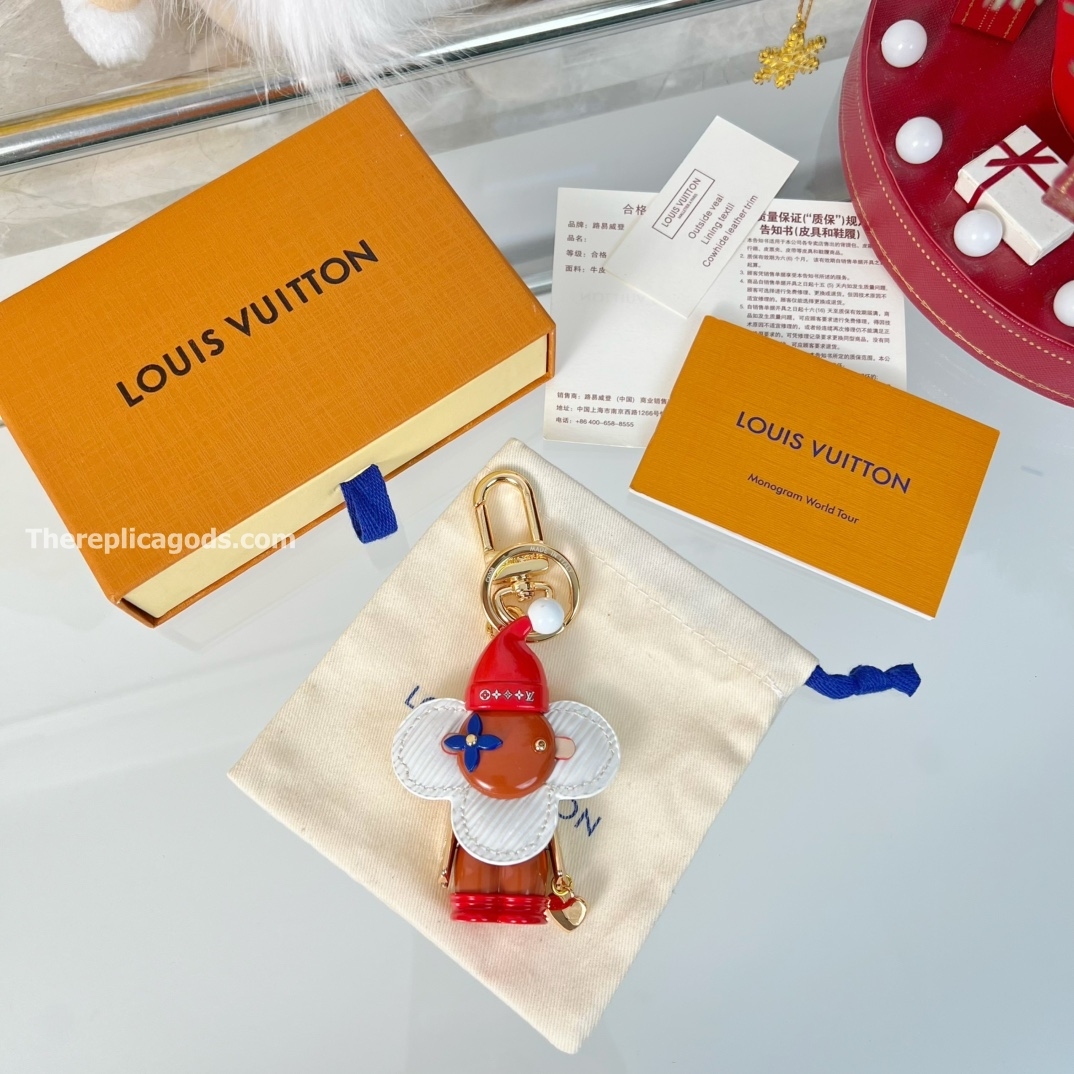 VIVIENNE XMAS BAG CHARM AND KEY HOLDER M02212