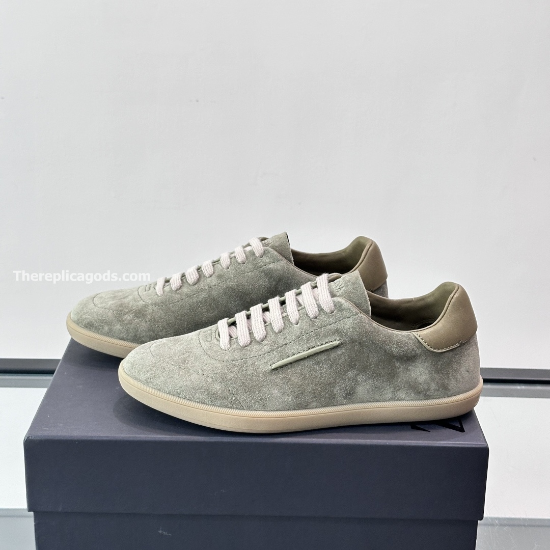 232 SUEDE SNEAKERS KHAKI LEATHER
