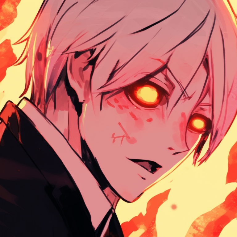 Fiery Duo - chainsaw man anime matching pfp left side - Image Chest ...