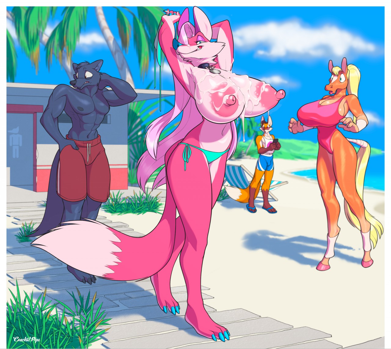 [F] Ah yes I too walk around public beaches titties-out covered in jizz (crackiepipe)