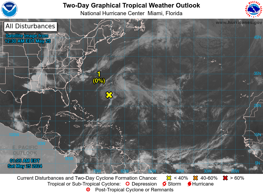 The NHC is monitoring an area of potential development over the ...