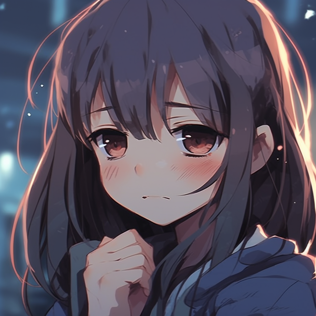 Tears Unseen - depressed anime girl pfp for profiles - Image Chest ...