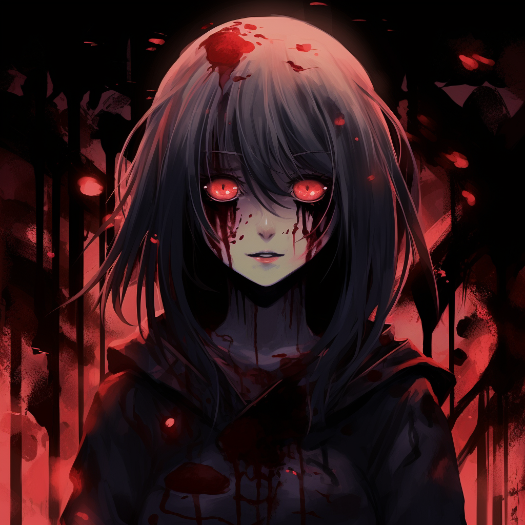 Petrifying Gaze - macabre scary anime pfp - Image Chest - Free Image ...