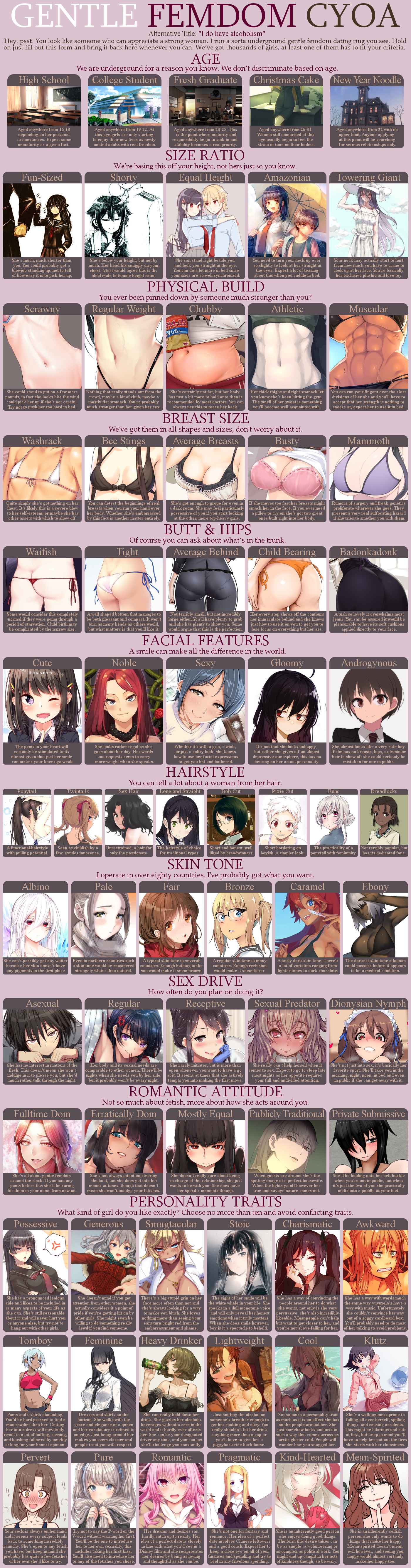 Gentle Femdom CYOA [not mine] - Image Chest - Free Image Hosting And  Sharing Made Easy