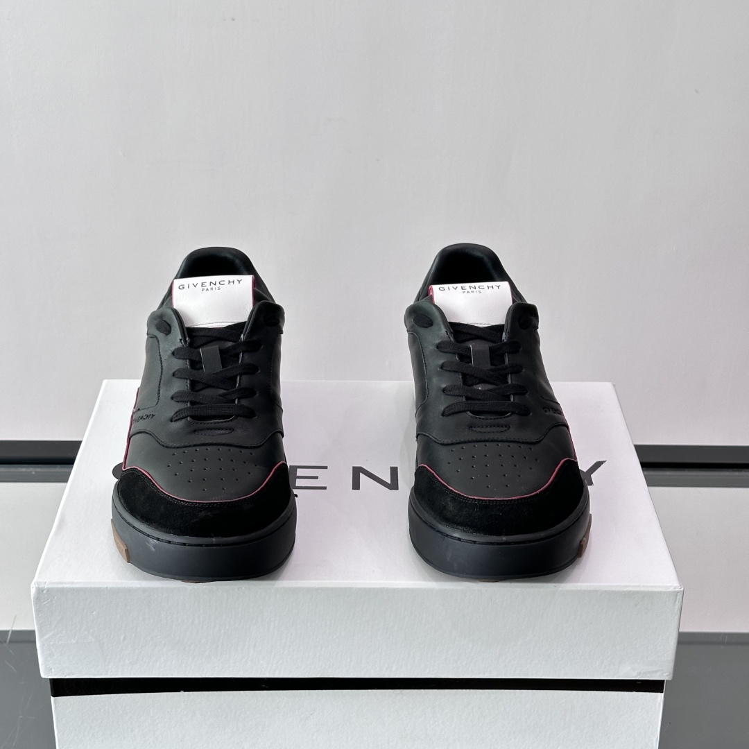 YARD SNEAKERS BLACK LEATHER - GVC161