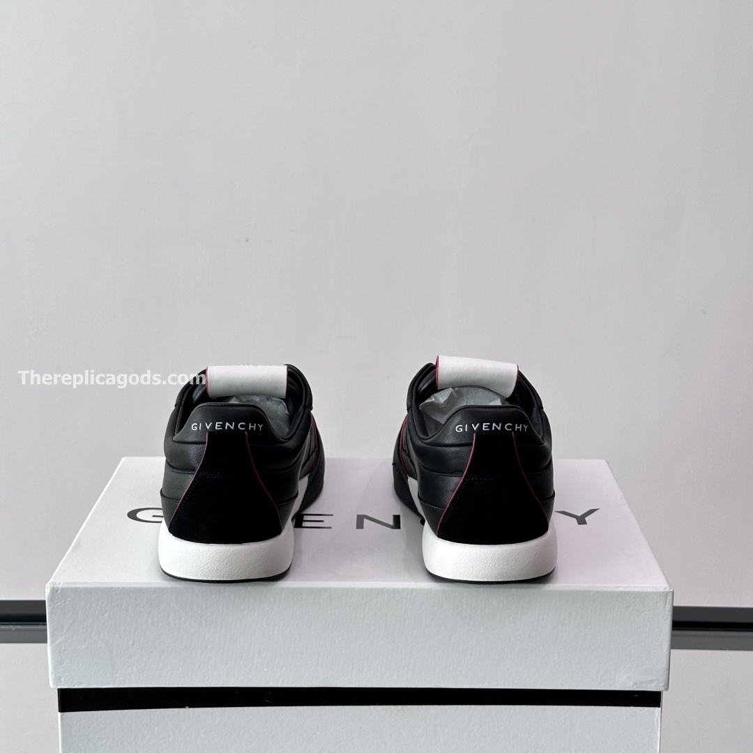 YARD SNEAKERS BLACK LEATHER - GVC161