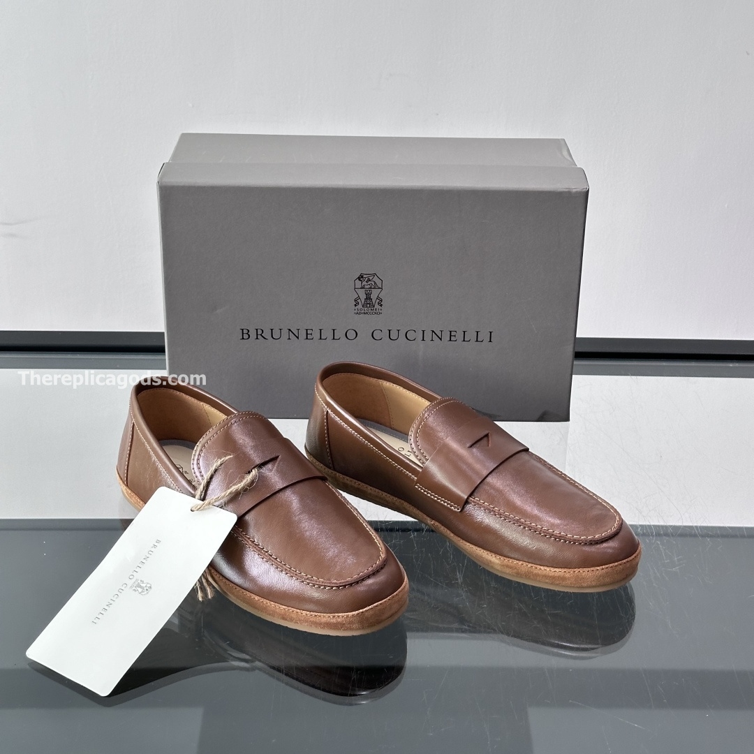 PENNY LOAFERS IN BROWN, photo 7