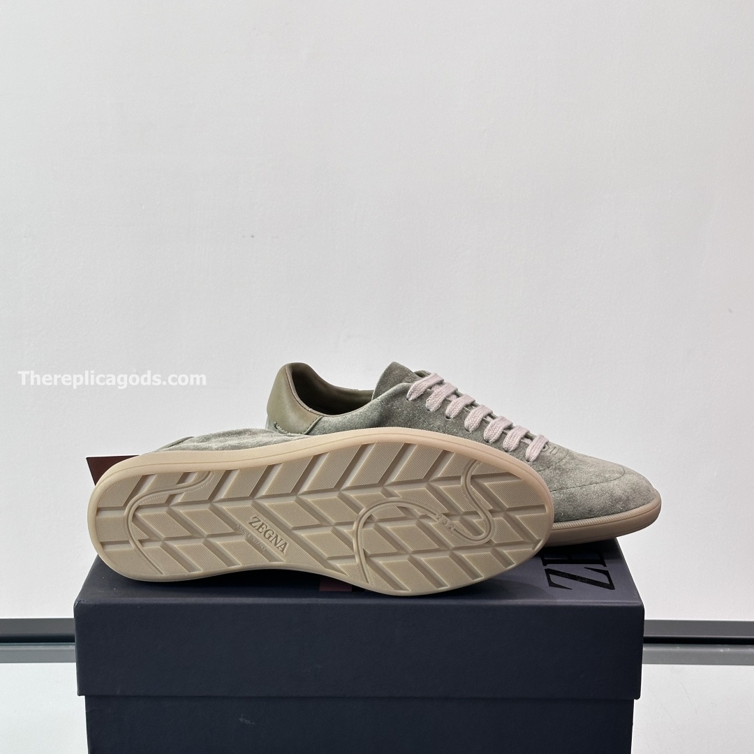 232 SUEDE SNEAKERS KHAKI LEATHER