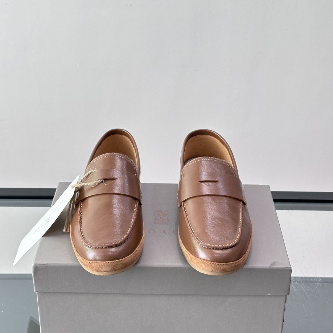 PENNY LOAFERS IN BROWN, photo 3