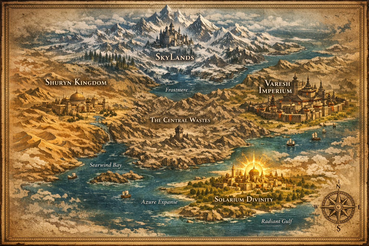 Map of Lauran