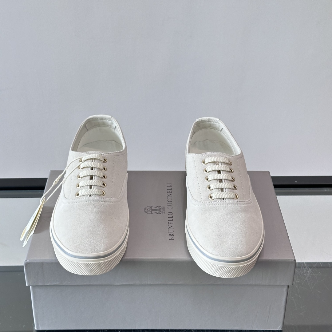 SUEDE SNEAKERS IN WHITE, photo 3