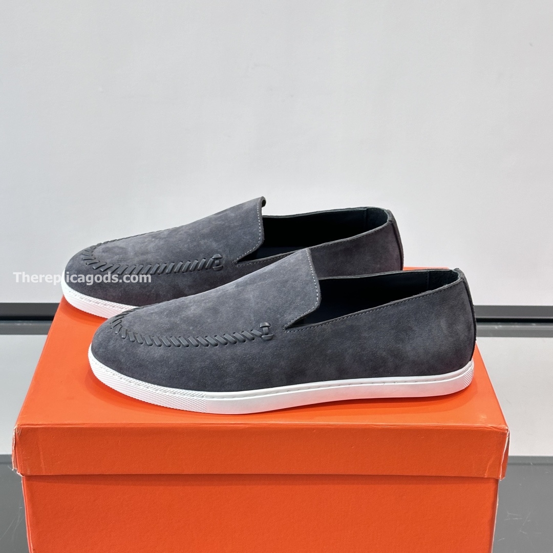 JULIAN LOAFERS IN GREY - H381