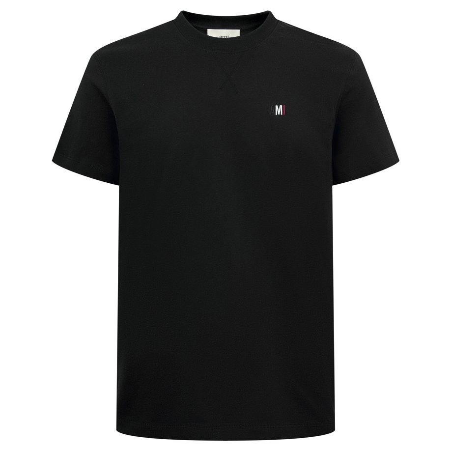 PARIS COTTON LOGO T-SHIRT IN BLACK - TP985