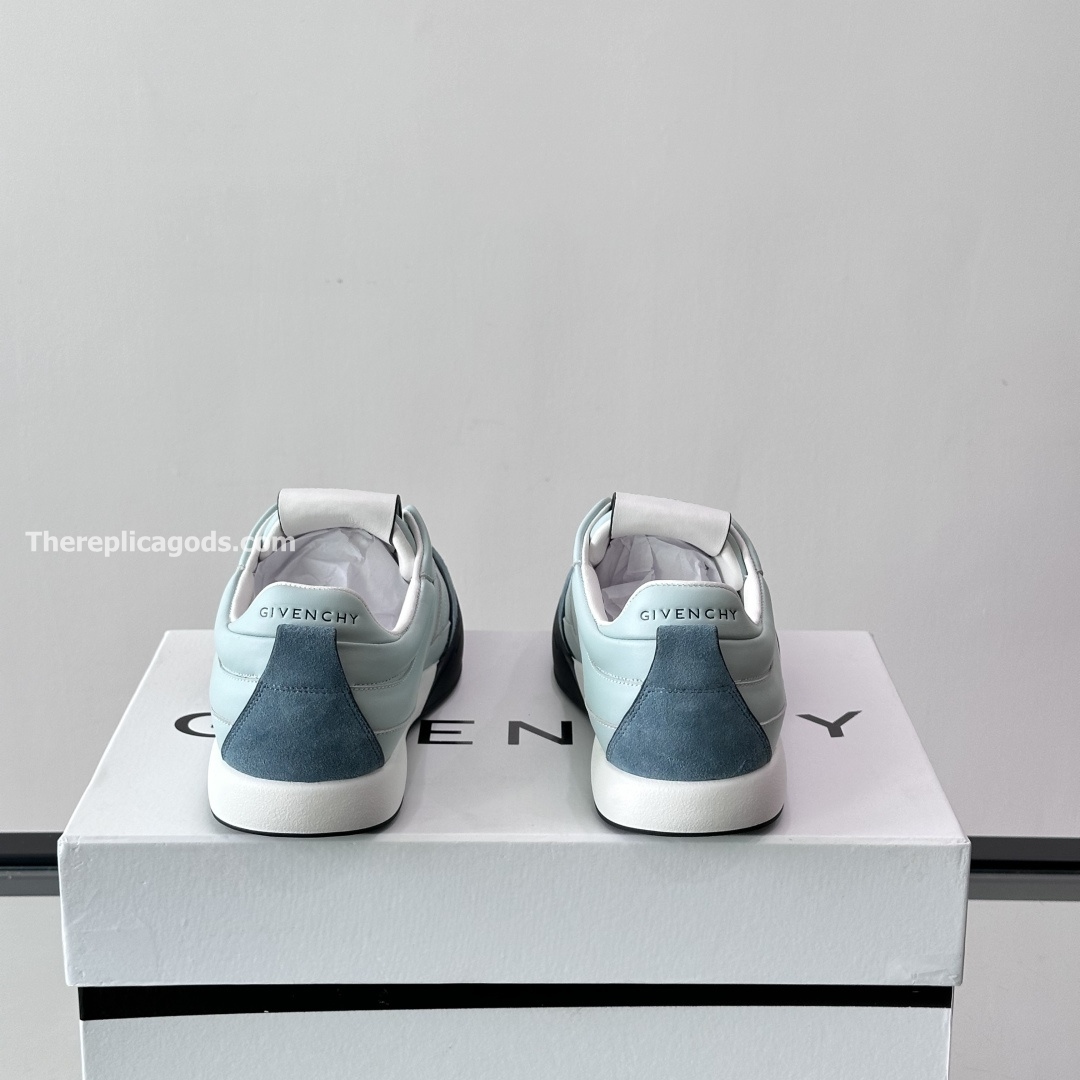 YARD SNEAKERS LIGHT BLUE LEATHER - GVC159