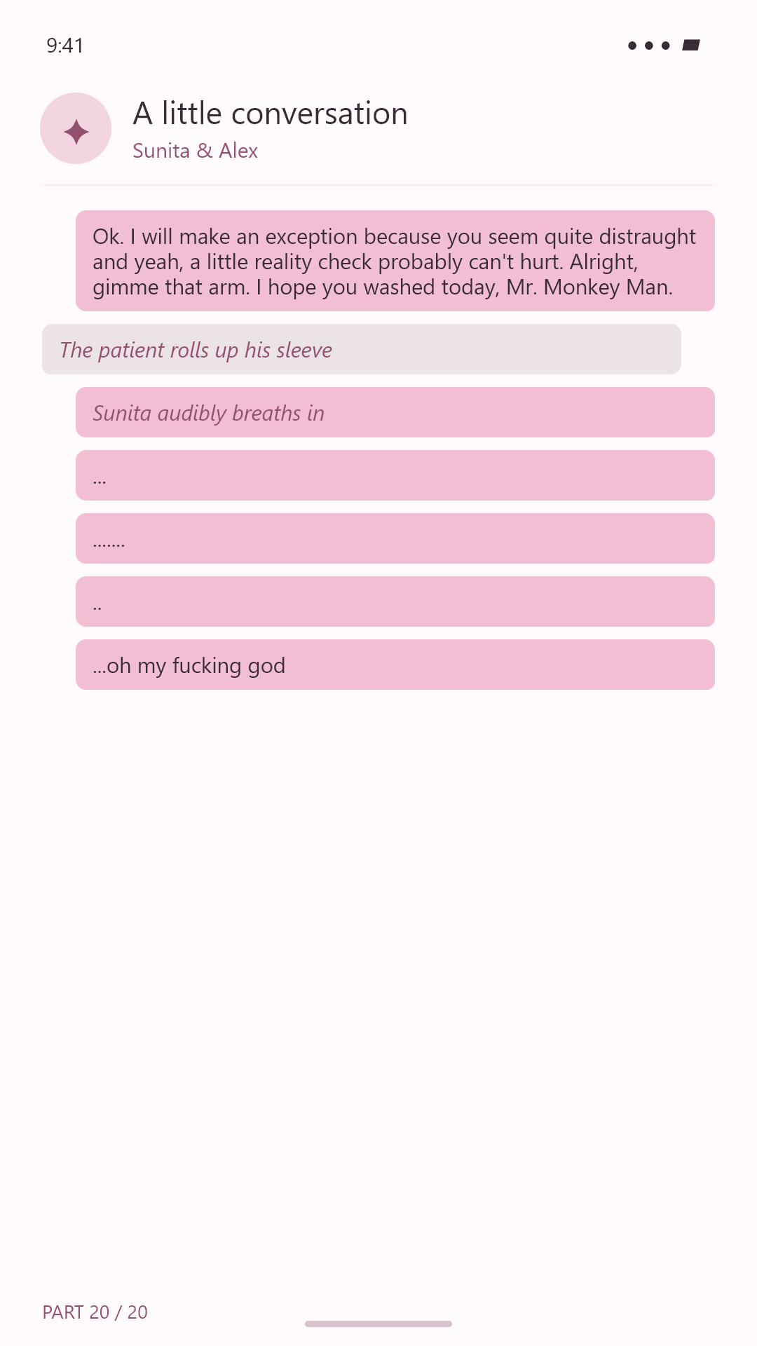My new therapist is finally getting to the bottom of it | Part 1 | [text-heavy, slow-burn], image 20