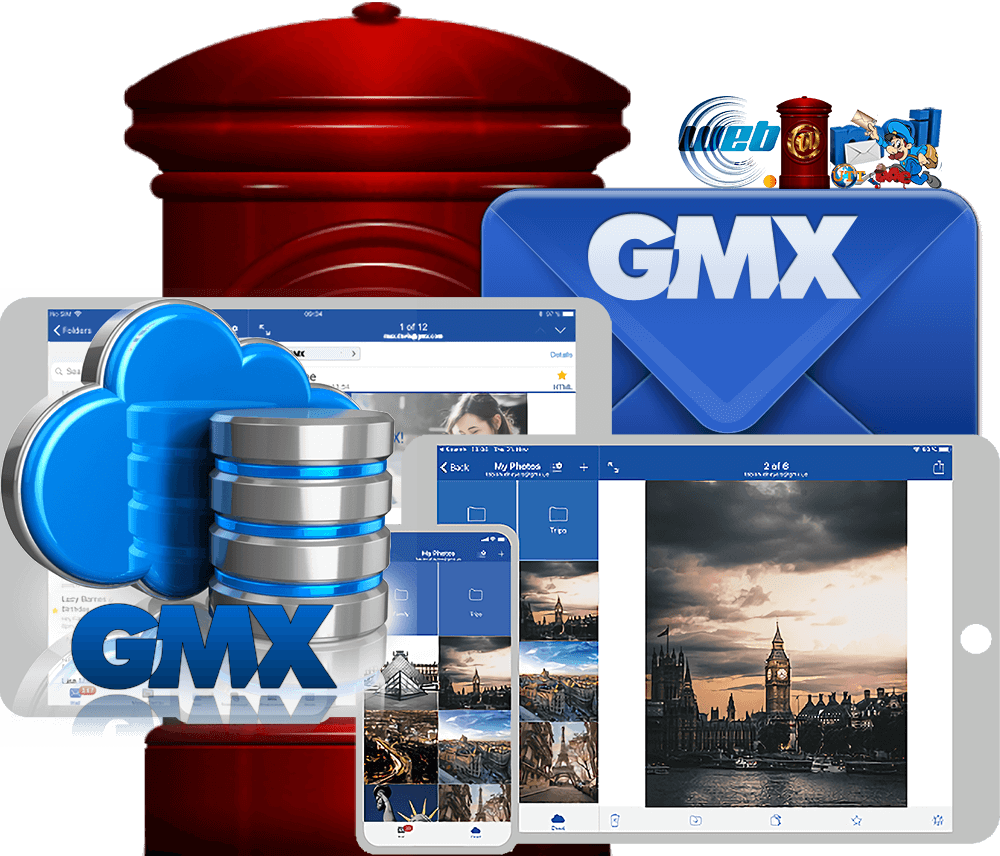 德國GMX Email免費郵箱服務65GB超大郵件存儲空間-WebMail